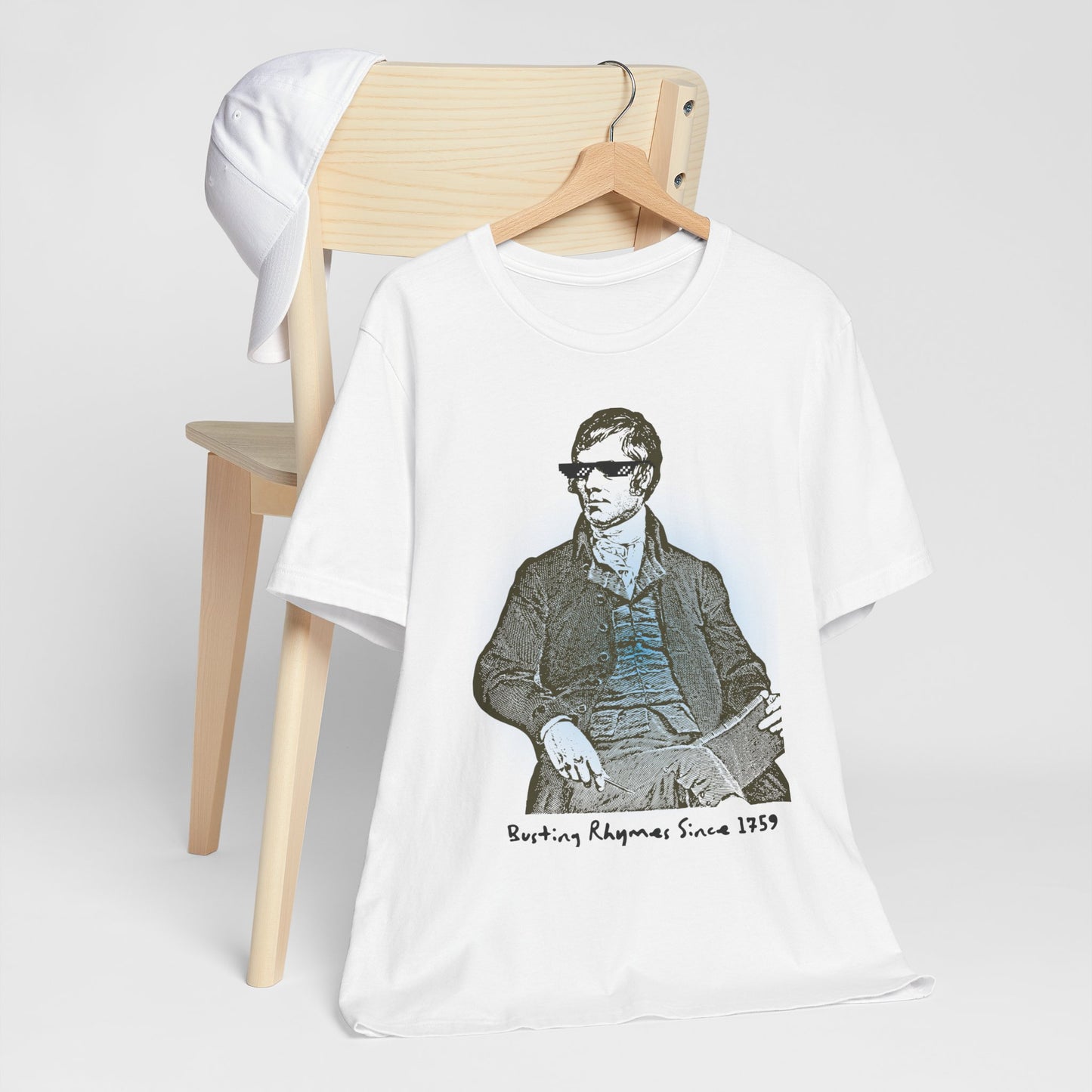 Robbie Burns Unisex Jersey Short Sleeve Tee - "Busting Rhymes Since 1759"